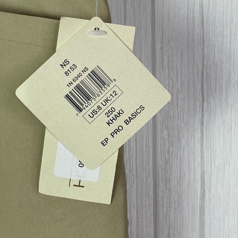 EP Pro Golf Shorts Khaki Size 8 Pull On Stretch - Picture 4 of 8